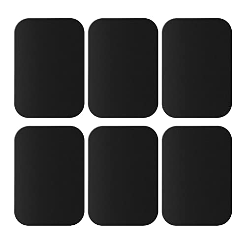 Juspota Kleber Metallplatte, 6 Stück Metallplättchen Selbstklebend für...