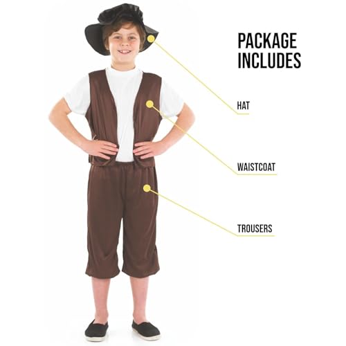 Disfraz Tudor para niños miniatura 3
