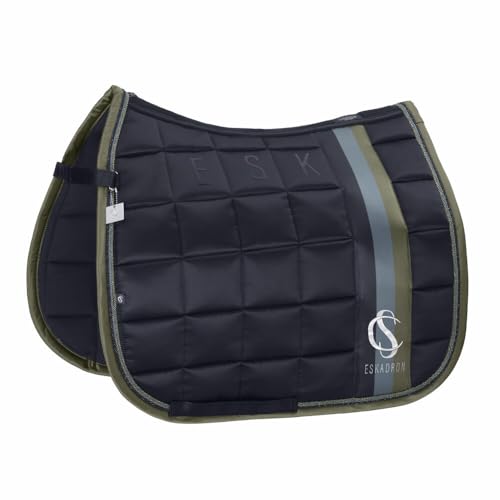 Tapis de selle Big Square Eskadron Navy pour cheval
