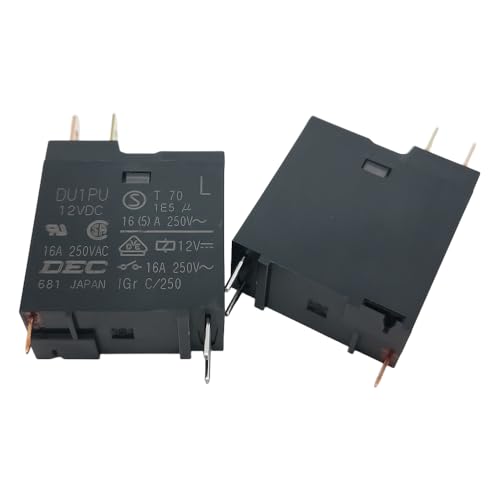DU1PU 12VDC 3pin 12V DC 16A Power Relay for Microwave ovens (Pack of 2)