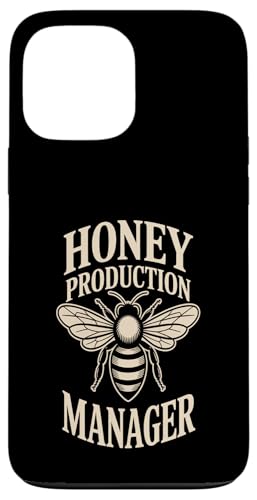 Funny Bee Honey Production Manager �{�I�� �X�}�z�P�[�X iPhone 13 Pro Max �p