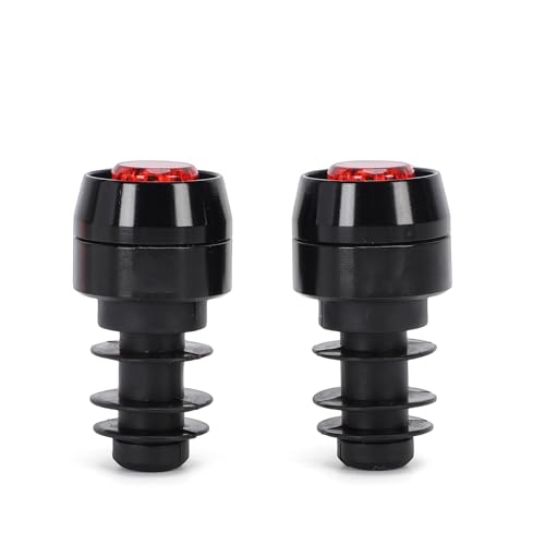 Generic Luce Compatta per Manubrio per Bici a LED, 3 modalità di Illuminazione, Indicatore di Direzione, Luce Posteriore per Guida Notturna (BLACK)