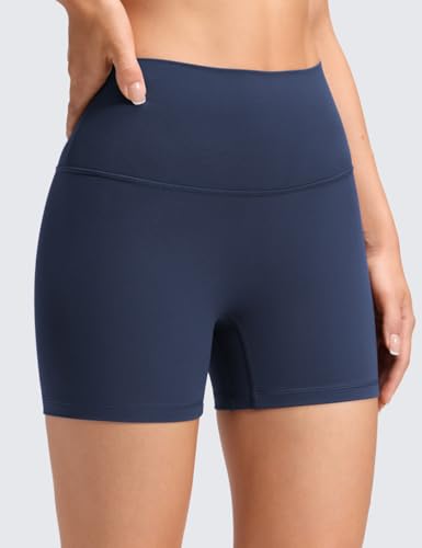 Image of CRZ YOGA No Front Seam Biker Shorts 4 inch | Butterluxe, Extremely Soft, Gentle Compression, Yoga, High Waisted, for Women