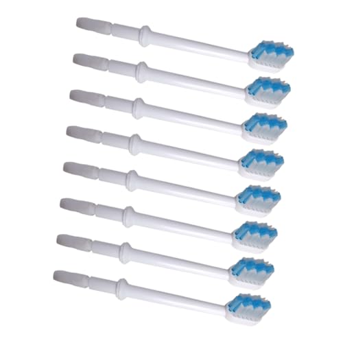 Brossettes rechange pour hydropulseur dentaire têtes de rechange durables irrigateur oral 8 pièces