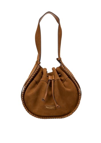 Marc O'Polo sac à épaule Aadina en cuir véritable de couleur Burnt Tobacco
