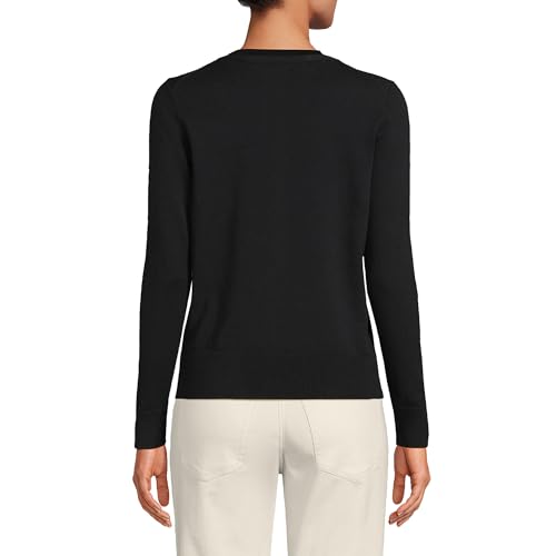 Lands' End Women's Fine Gauge Cotton Cardigan Sweater2
