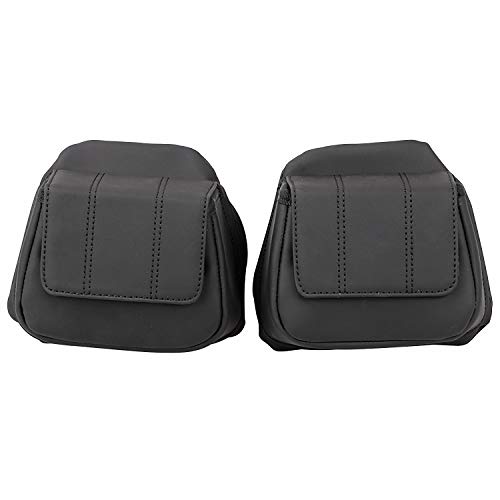YDLMT 1 Pair Black Motorcycle Lower Fairing Tool Bag Panel Door Pockets Fit for Harley Touring Electra Glide Street Glide Road Glide Tri Glide Ultra Limited CVO 2014-2023