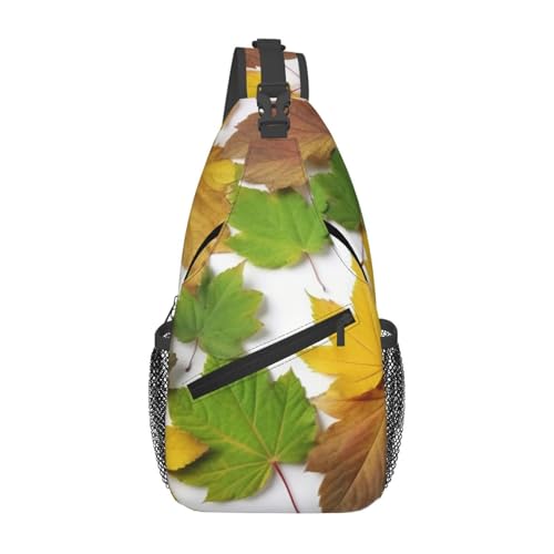 Bolso Cruzado Leaves para Hombro en Negro miniatura 1
