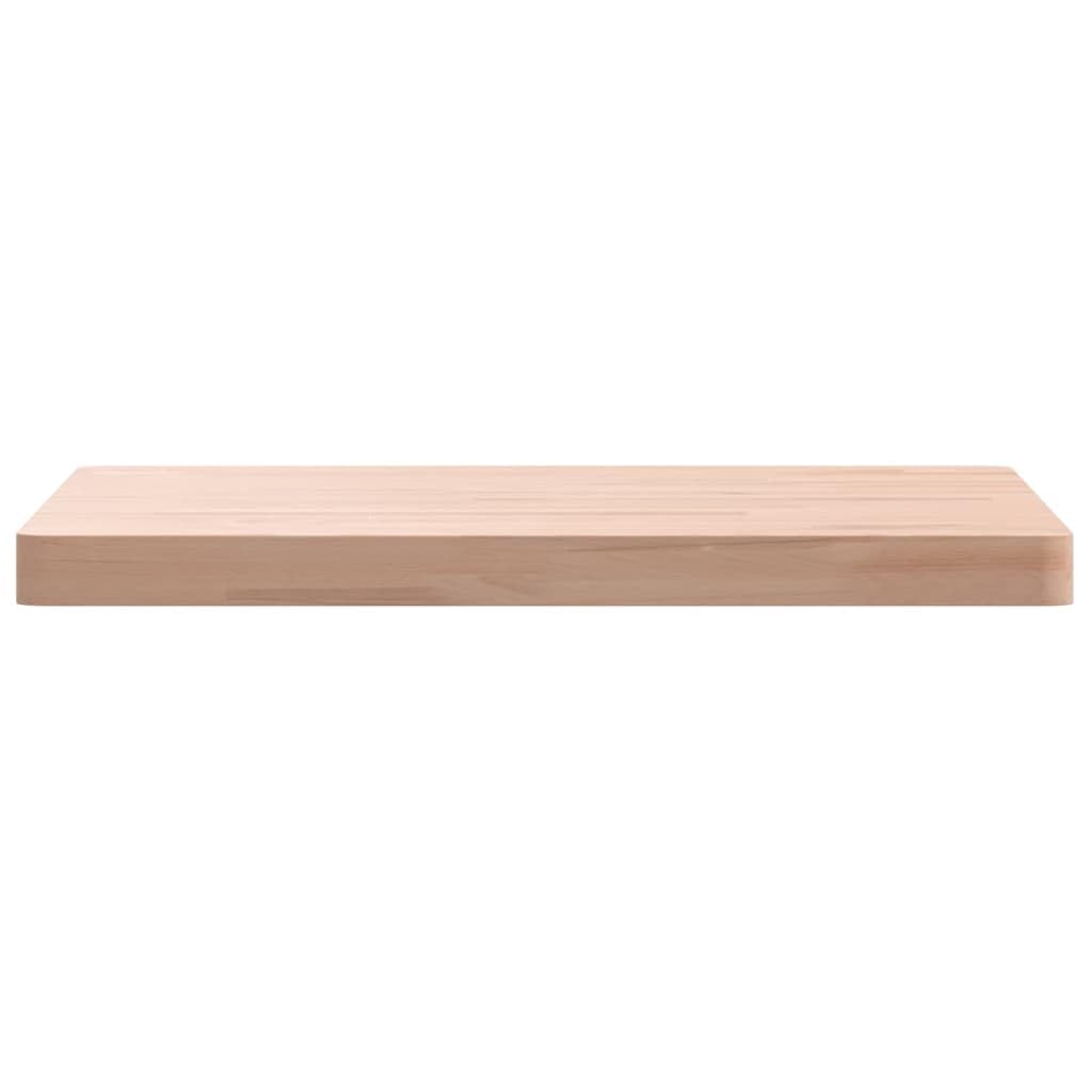 Tischplatte quadratisch aus massivem Buchenholz 60x60x4 cm, robuste Oberfläche für DIY Möbel, Ersatzplatte zum Bauen, vielseitig für Büro, Küche, Wohnen und Gaming