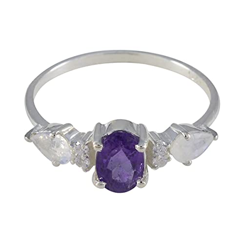 Bagues en argent sterling 925 naturel multi CZ le cadeau idéal fille