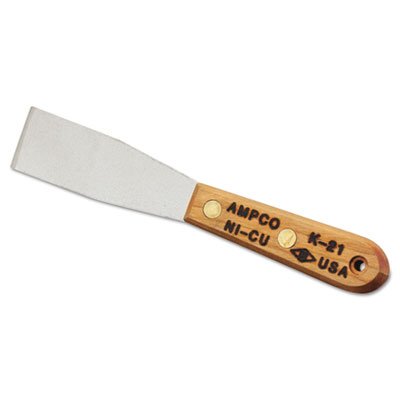 Ampco Safety Tools K-21 Putty Knives, 3 9/16" Long, 1 1/4" Wide, Stiff Blade