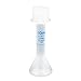 Aexit 10ml Clear gauge White PP Plastic Measuring Volumetric Flask w Screw Cap