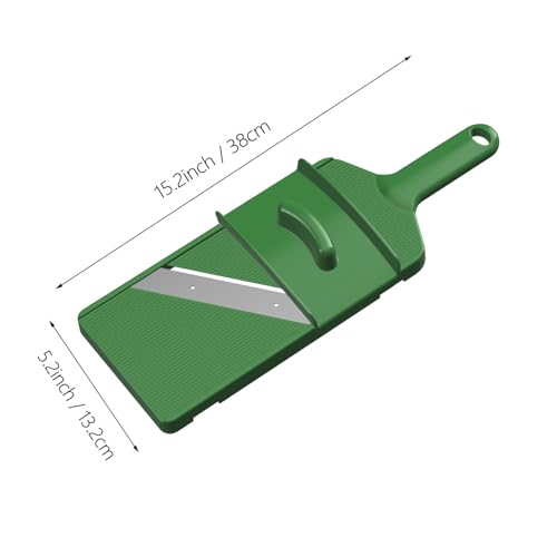 RCOAIMT, Larger Size Vegetable Slicer, Cabbage shredder peeler, Greate for Cabbage Salads, Jicama Tacos, Onion, Potato Chips, Made Cabbage Salads Thin Fine and Fluffy(Green)