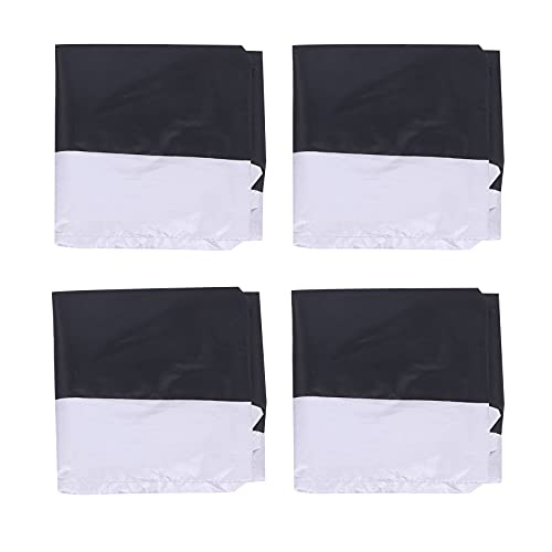 Generisch IMCCZONY 4Pcs De Stockage De Couverture De Pneu De Secours De Voiture Pneu De Voiture Portent Polyester De Fourre-Tout Pour des Couvertures De Protection De Roue De Voitures 4 Saisons