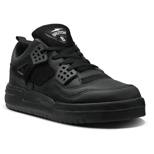 Image of BRUTON 362-BlazeX Premium Sneakers Casual Shoes Walking Shoes for Men-Black