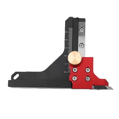 Fabater Medidores de Altura para Carpintería, Herramienta de Medición de Profundidad, Medidores de Profundidad de Aleación de Aluminio, Bloque de Configuración de