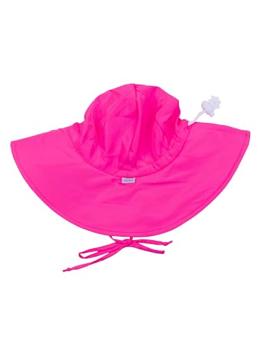 RuffleButts® Baby/Toddler Girls Baby/Toddler Sun Hat with UPF 50+ Sun Protection and Floppy Wide Brim