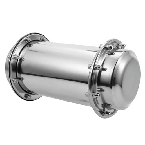 Time Capsule: contenedor de cápsulas impermeable anticorrosión de acero inoxidable, cápsula del tiempo para enterramiento de boda con cierre permanente, recipiente de cierre duradero para el futuro