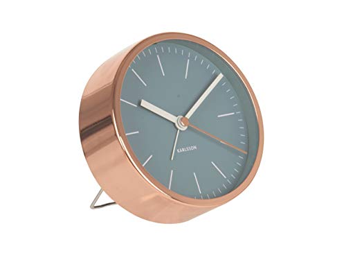 Karlsson Minimal Alarm Clock, Blue