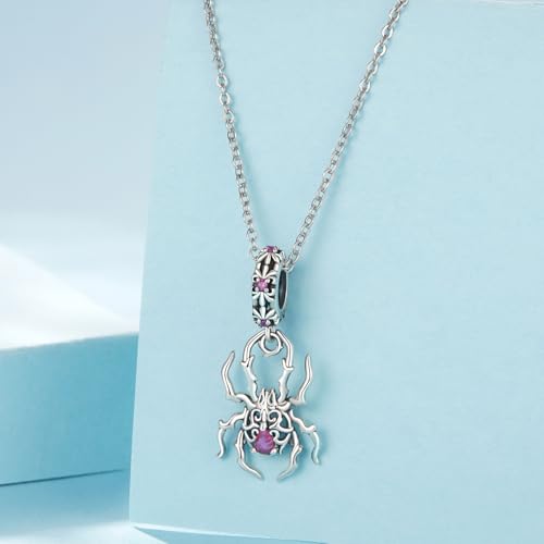 Abalorio de araña de plata de ley 925 un regalo simbólico y original 5