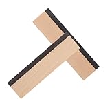 EXQUIMEUBLE 多宝琴 斑鸠通用琴码 カットスロットなしブリッジサドル クォーターソーンハードメープル製 エボニートップ付き