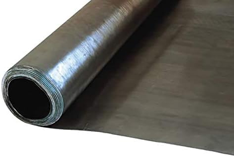 Lámina de plomo en rollo - Pureza 99,95% para aislamiento térmico y acústico, impermeabilización (1 x 2,5 m - 1 mm de grosor - 29 kg)