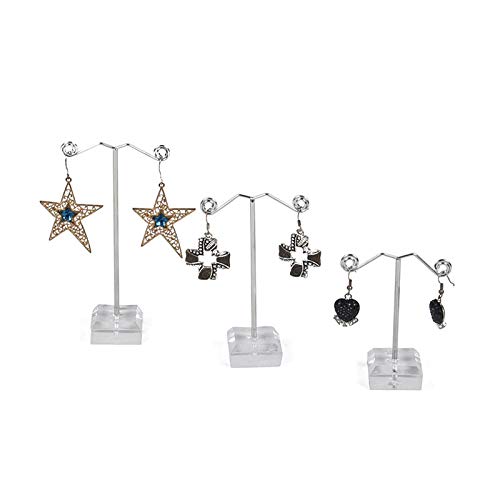 Espositore Portagioie, Porta Collane Orecchini, 4 Partizioni, Supporto Gioielli, Metallo, Bianco Naturale, Regalo Natale | Leroy Merlin
