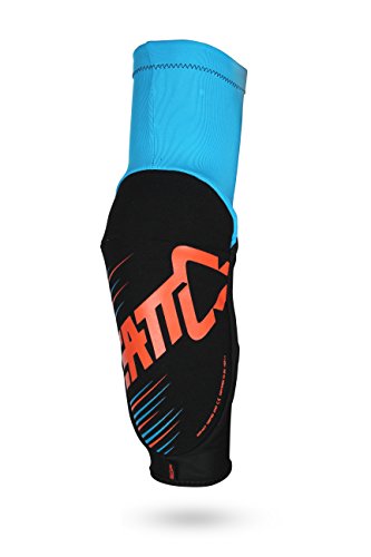Leatt 3DF 5.0 Elbow Guard (Blue/Orange, XX-Large)