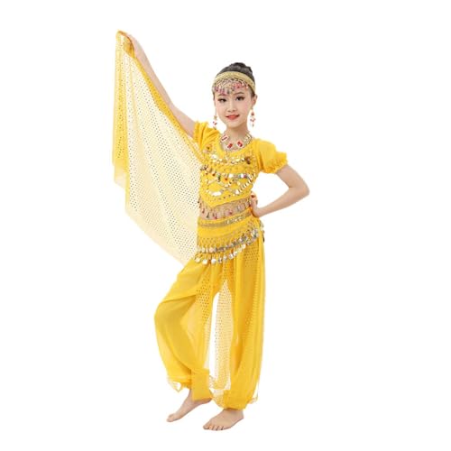 Vestido de baile oriental para niño y niña que evita rozaduras en trajes de danza india