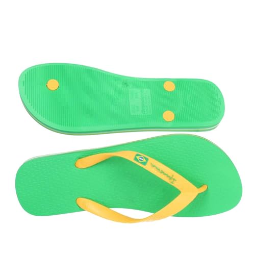 Chanclas de dedo Ipanema Class Brasil II Uomo en combinación verde y amarillo 7