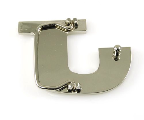 ACCmall Initial Letter Stainless Metal J Buckle