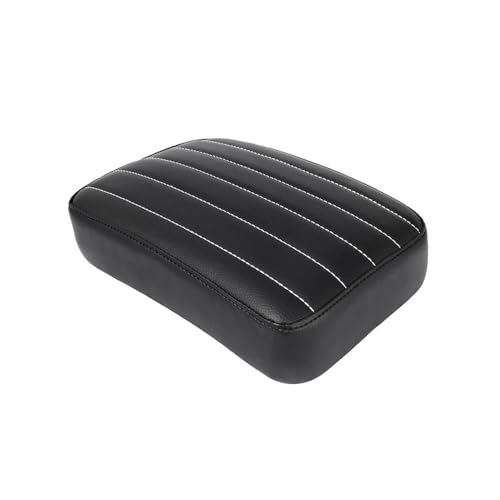 Asiento trasero con ventosas para moto Sportster y Dyna customizado en negro