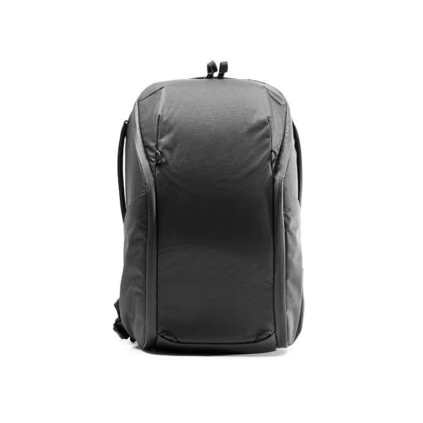 Peak Design Everyday Backpack Zip 20L Black, Carry-on Backpack with Laptop Sleeve (BEDBZ-20-BK-3)