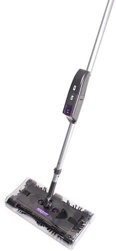 mediashopping 496791 Vacuum Cleaner Foot and Electric Sweeper Vacuum Cleaner Broom (Aluminium, Black)