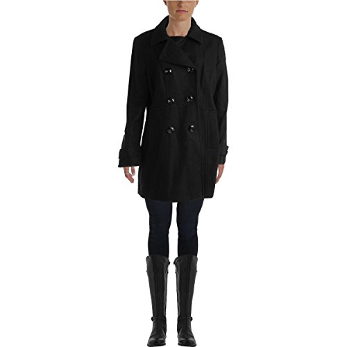 Anne Klein Women's Classic Double Breasted Wool Coat