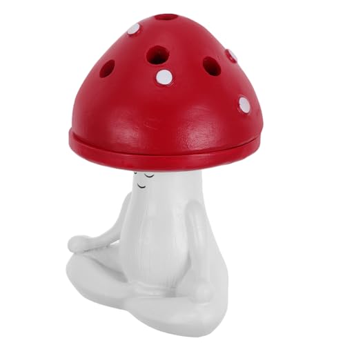 Brûleur de parfum champignon en résine sculptée main, diffuseur artistique