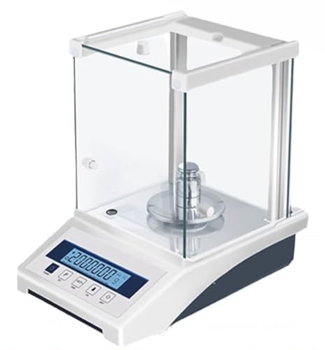 Image of Precision Lab Scale,Analytical Balance, Digital Analytical Scale,with LCD Display /Glass Windshield,for Jewelry Store (100G)