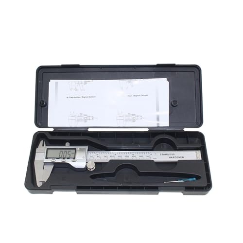 Evita errores de medición con el calibrador digital electrónico de acero de 150mm 7