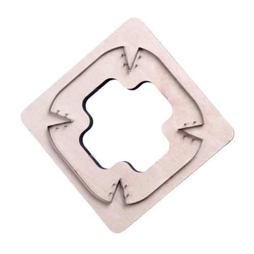Troquel de corte PANGBOER para bandejas de cuero con base de madera y molde de acero resistente 7