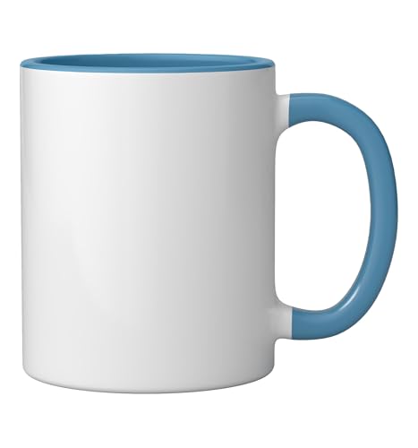 Taza cerámica Blue/White 11 onzas miniatura 2