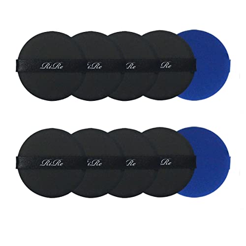 RiRe 10 Pcs Rubycell Makeup Foundation Puff, Cushion Puff, Soft Makeup Sponge, Korean Face Makeup Cushion Puff