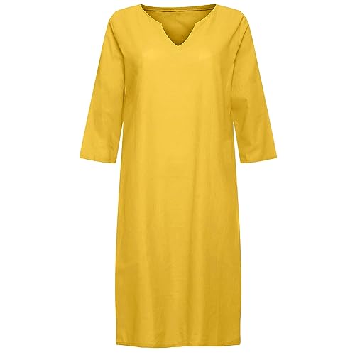 Robe d'été décontractée taille haute dissimulant les formes