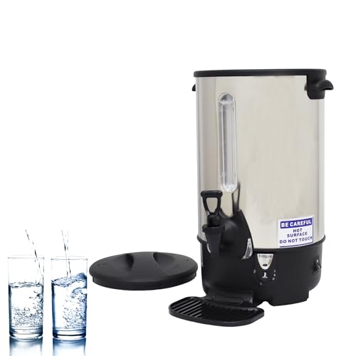 HQHAOTWU 8.8L Hot Water Kettle Water Boil Dispenser Hot Water Barrel Stainless Steel Water Boiler Coffee Tea Beverage Heat Warmer