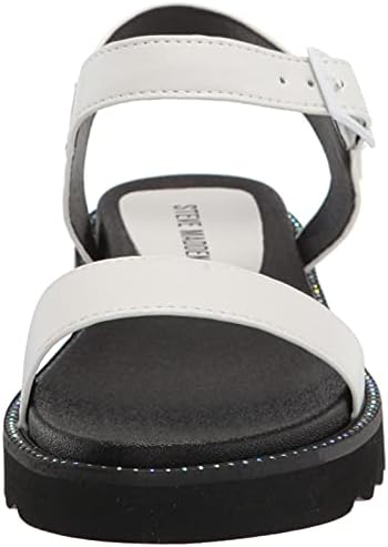 Steve Madden Girls Shoes Dariaa Fisherman Sandal, White, 1 | Image 1