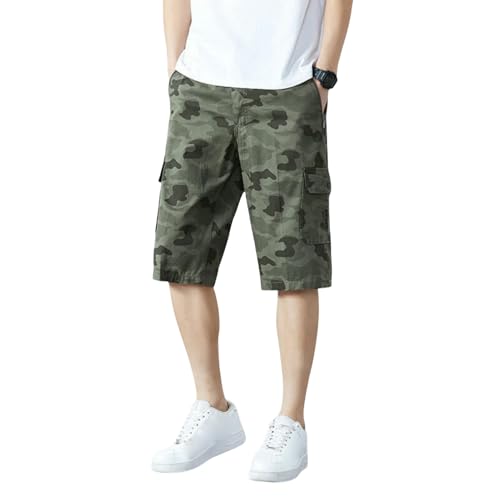 Short d'été homme ample cinq points pour plage et détente