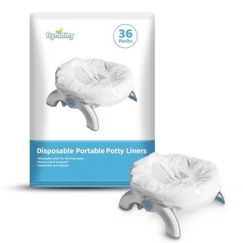 [36 Count] ByniBiny Disposable Potty Bags for OXO Tot 2-in-1 Go Potty