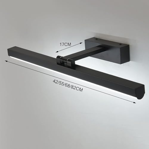 Miroir lumineux LED de salle de bain étanche avec éclairage avant et orientable - 2
