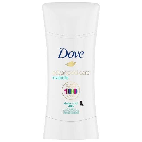 Dove Desodorante antitranspirante Advanced Care Sheer Cool 2.6 oz (paquete de 4)