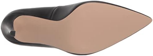 Steve Madden Women's Evelyn Pump, Black Leather, 6 | Image 3