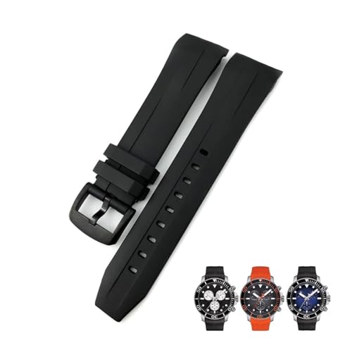 Bracelet sport plongée Seastar Tissot T120407 et T120417 en caoutchouc